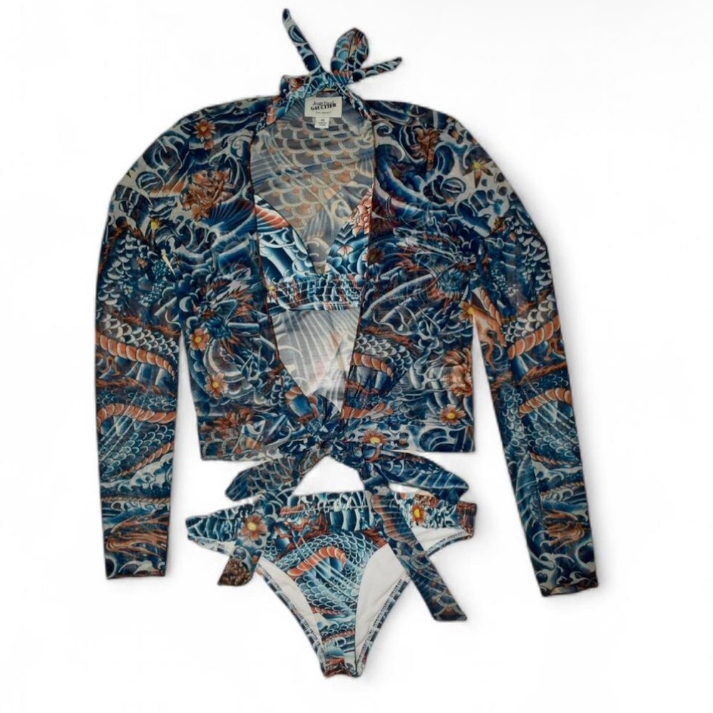Jean Paul Gaultier swimsuit set
